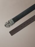 Multi Tumbled Leather Buckle Belt    Men