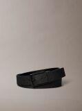 Black Reversible Full-Grain Leather Belt  Men