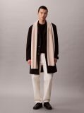 Beige Signature Logo Scarf  Men