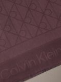 Red Soft Tonal Logo Scarf  Men