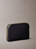 Black Monogram Zip Wallet  Women