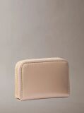 Beige Monogram Zip Wallet  Women