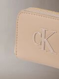 Beige Monogram Zip Wallet  Women