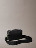 Black Convertible 2-Strap Crossbody Camera Bag  Women