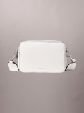 White Convertible 2-Strap Crossbody Camera Bag  Women