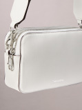 White Convertible 2-Strap Crossbody Camera Bag  Women