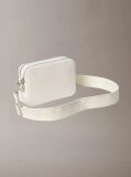 White Convertible 2-Strap Crossbody Camera Bag  Women