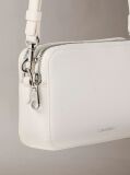 White Convertible 2-Strap Crossbody Camera Bag  Women