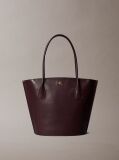 Red Monogram Logo Hardware Tote Bag  Women
