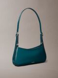 Green Monogram Logo Hardware Shoulder Bag  Women