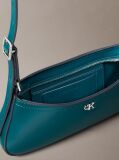 Green Monogram Logo Hardware Shoulder Bag  Women