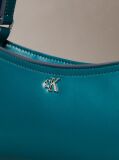 Green Monogram Logo Hardware Shoulder Bag  Women