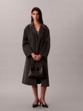 Black Embossed Logo Shoulder Bag  Women