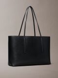 Black Foil Logo Tote Bag  Women