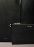 Black Foil Logo Tote Bag  Women