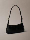 Black Small Croc-Effect Shoulder Bag  Women