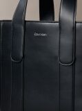 Black Small Jacquard Logo Tote Bag  Women