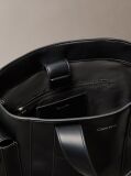 Black Small Jacquard Logo Tote Bag  Women