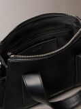 Black Convertible Jacquard Crossbody Handbag  Women