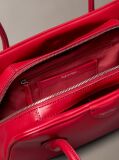 Red Trio Compartment Shoulder Bag  Women