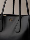 Black Monogram Medium Work Tote Bag  Women