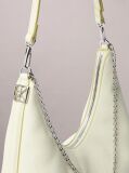 Green Pebbled Jewellery Chain Hobo Bag  Women