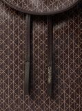 Brown Allover Emblem Logo Mini Backpack  Women