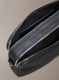 Black 2 Strap Logo Crossbody Camera Bag  Women