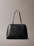 Black Foil Logo Bowling Shoulder Bag  Women