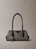 Multi Emblem Jacquard Shoulder Bag  Women