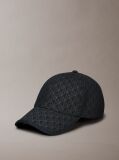 Black Cotton Twill Adjustable Emblem Logo Cap  Women