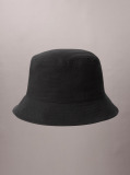 Black Canvas Signature Logo Bucket Hat  Women
