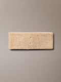 Beige Wool Blend Soft Twist Headband  Women