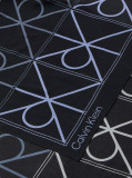 Black Tonal CK Emblem Modal Scarf  Women