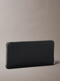 Black Zip Around Wallet  Women