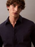 Blue Slim Stretch Button-Down Shirt  Men