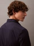 Blue Slim Stretch Button-Down Shirt  Men
