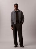 Black Merino Wool Classic Sweater  Men