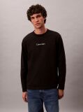 Black Relaxed Long Sleeve T-shirt  Men