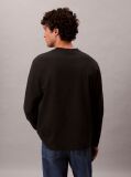 Black Relaxed Long Sleeve T-shirt  Men