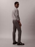 Grey Slim Sateen Chino Trouser  Men