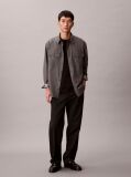 Grey Melange Button-Down Easy Shirt  Men