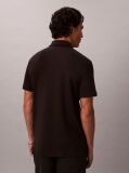 Black Supima Cotton Short-Sleeve Zip Polo  Men