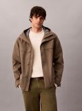 Brown 3-in-1 Tech Shell Parka Jacket  Men