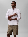 Green Cotton Twill Cargo Shorts  Men