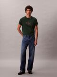 Green Monogram Logo T-Shirt  Men