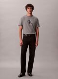 Grey Monogram Logo T-Shirt  Men