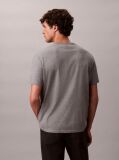Grey Monogram Logo T-Shirt  Men