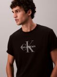 Black Monogram Logo T-Shirt  Men
