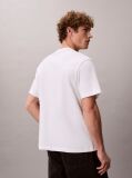 White Monogram Logo T-Shirt  Men